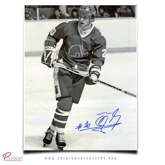 Anton Stastny Quebec Nordiques Signed 8x10 Photograph on the Rush