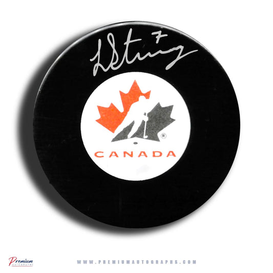 Laura Stacey Team Canada Signed Puck