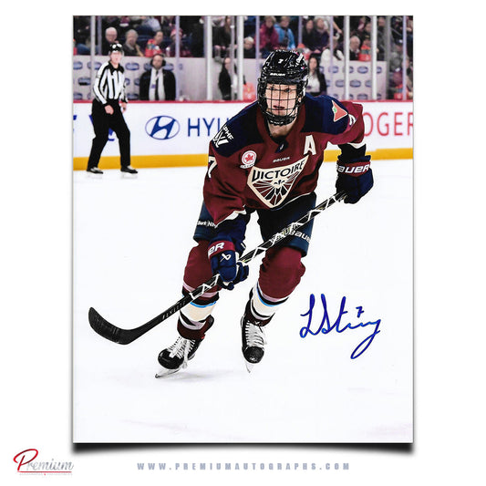 Laura Stacey Montreal Victoire PWHL Autographed 8x10 Photograph Focused