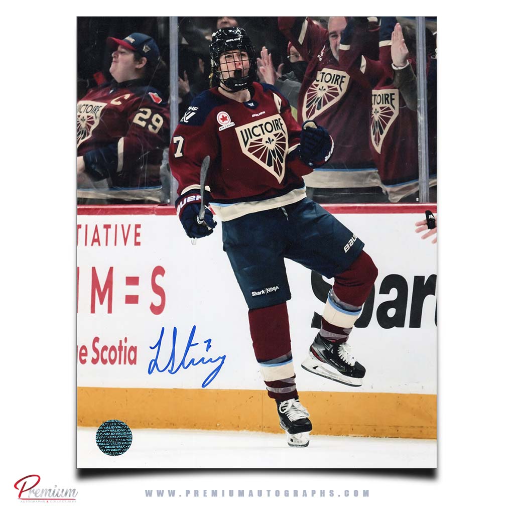 Laura Stacey Montreal Victoire PWHL Autographed 8x10 Photograph Celebration