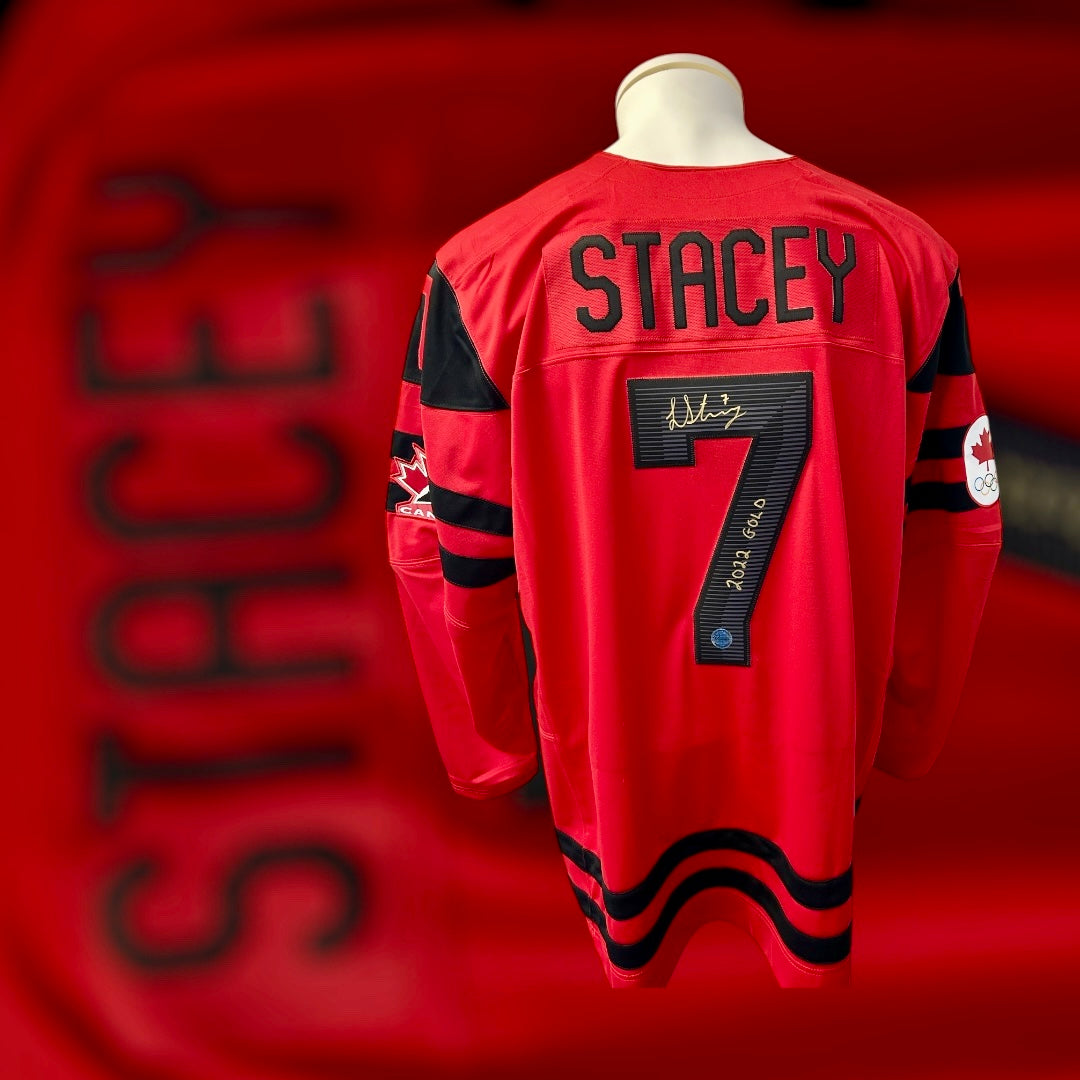 Laura Stacey Team Canada Signed Nike Jersey w/ 2022 Inscription