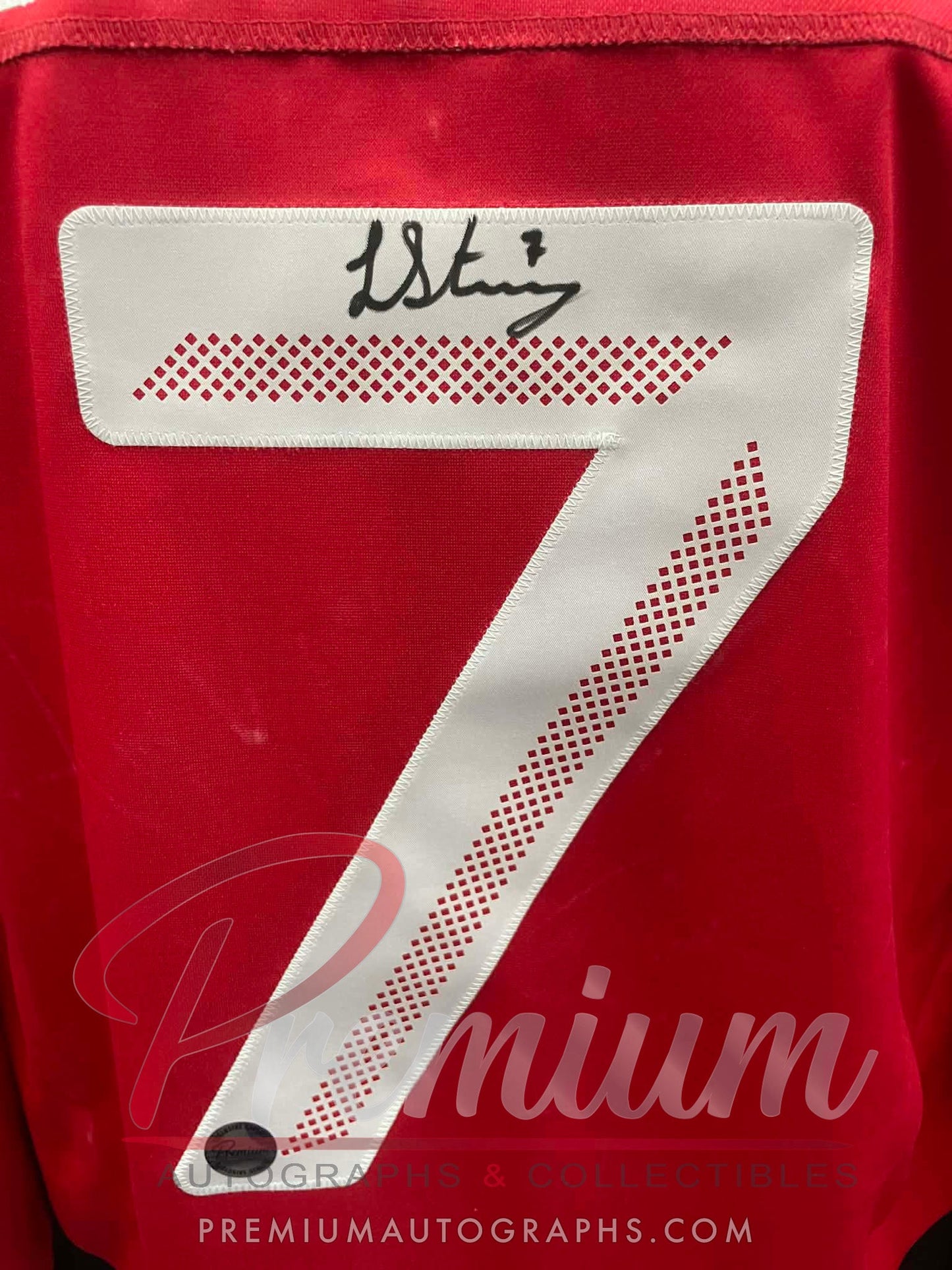 Laura Stacey Olympic Team Canada Autographed Bauer RED jersey