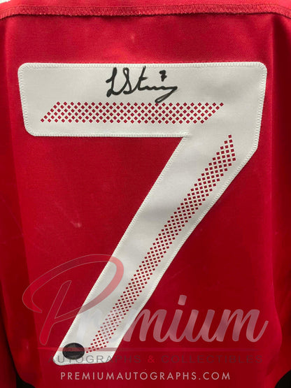 Laura Stacey Olympic Team Canada Autographed Bauer RED jersey