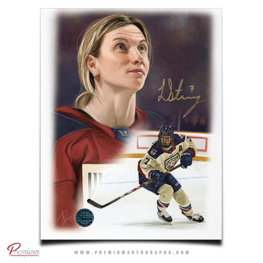 Laura Stacey PWHL Montreal Victoire Autographed  8x10 Alex Douglas Print