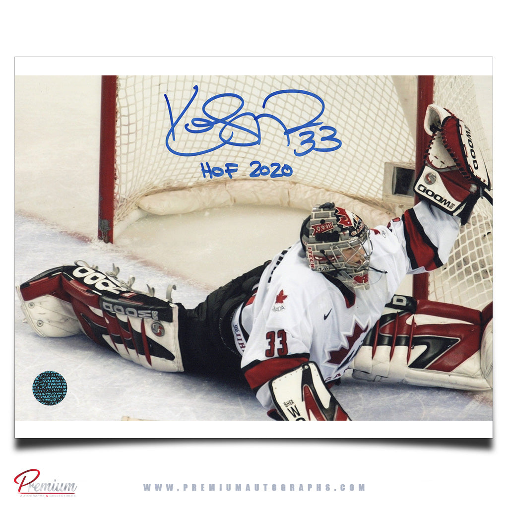 Kim St. Pierre Team Canada Autographed 8x10 Photograph Big Save w/ HOF Inscription