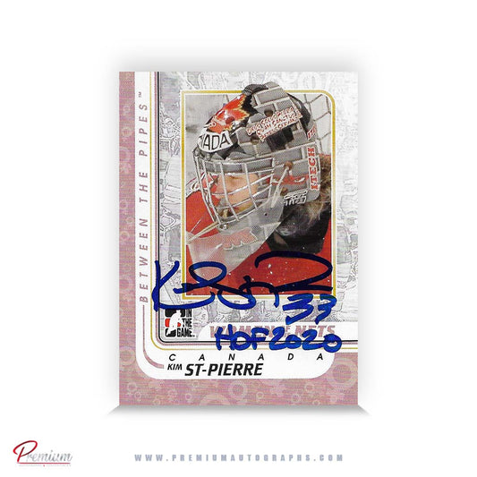 Kim St. Pierre Team Canada Autographed 2011-12 In The Game Woman Hockey  Card #188