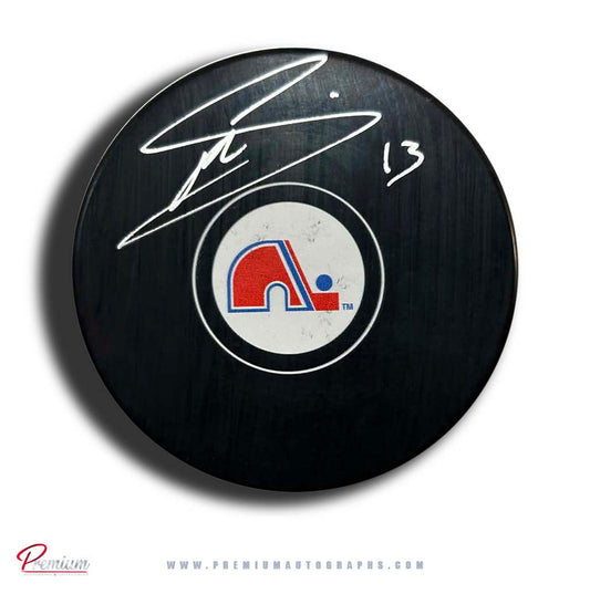 Mats Sundin Quebec Nordiques Autographed Puck
