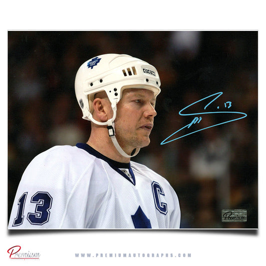 Mats Sundin Toronto Maple Leafs Autographed 8x10 Photograph Close Up
