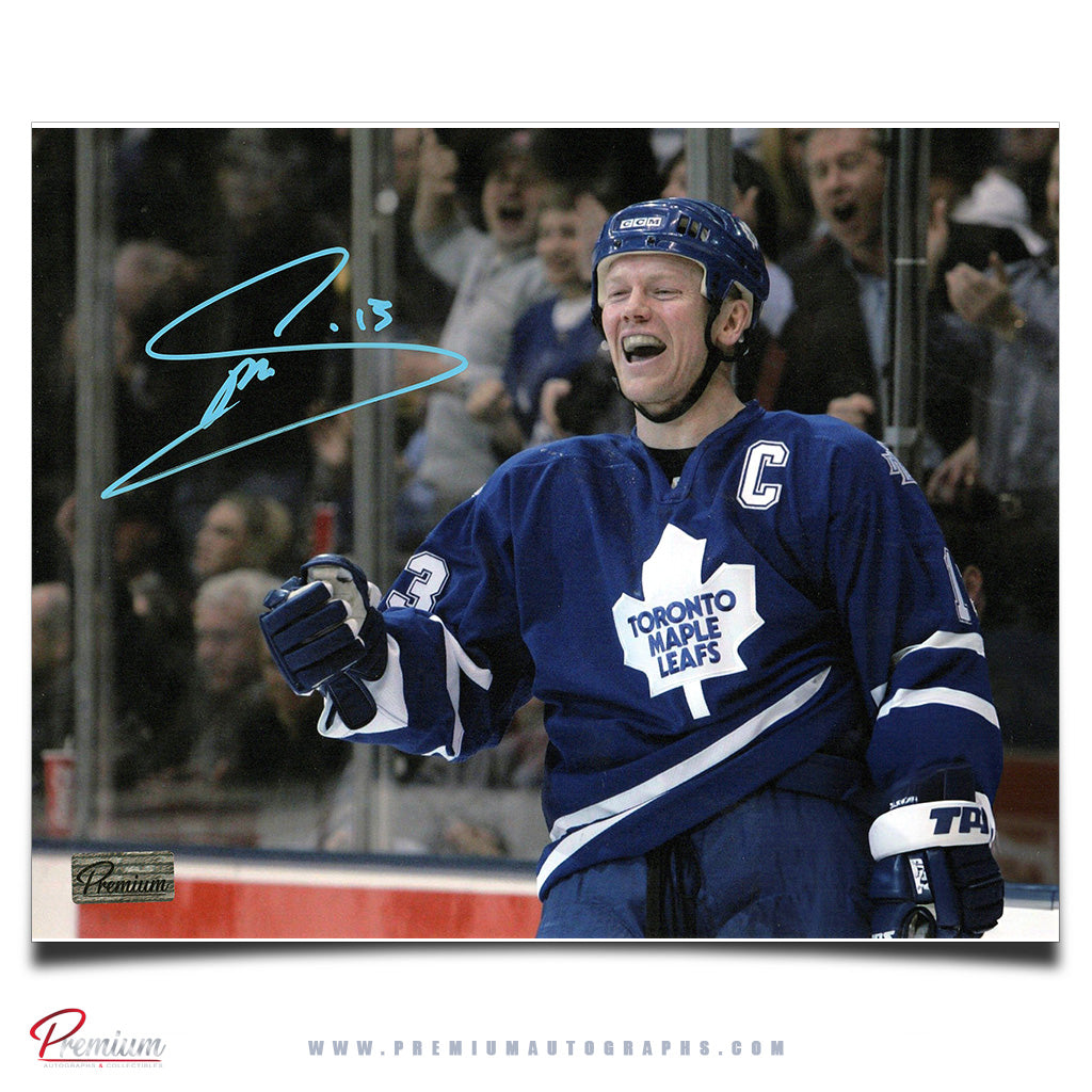 Mats Sundin Toronto Maple Leafs Autographed 8x10 Photograph Goal Celebraton