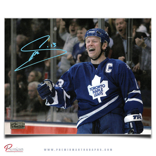 Mats Sundin Toronto Maple Leafs Autographed 8x10 Photograph Goal Celebraton