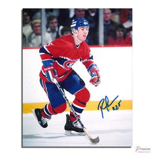 Petr Svoboda Montreal Canadiens Signed 8x10 Action