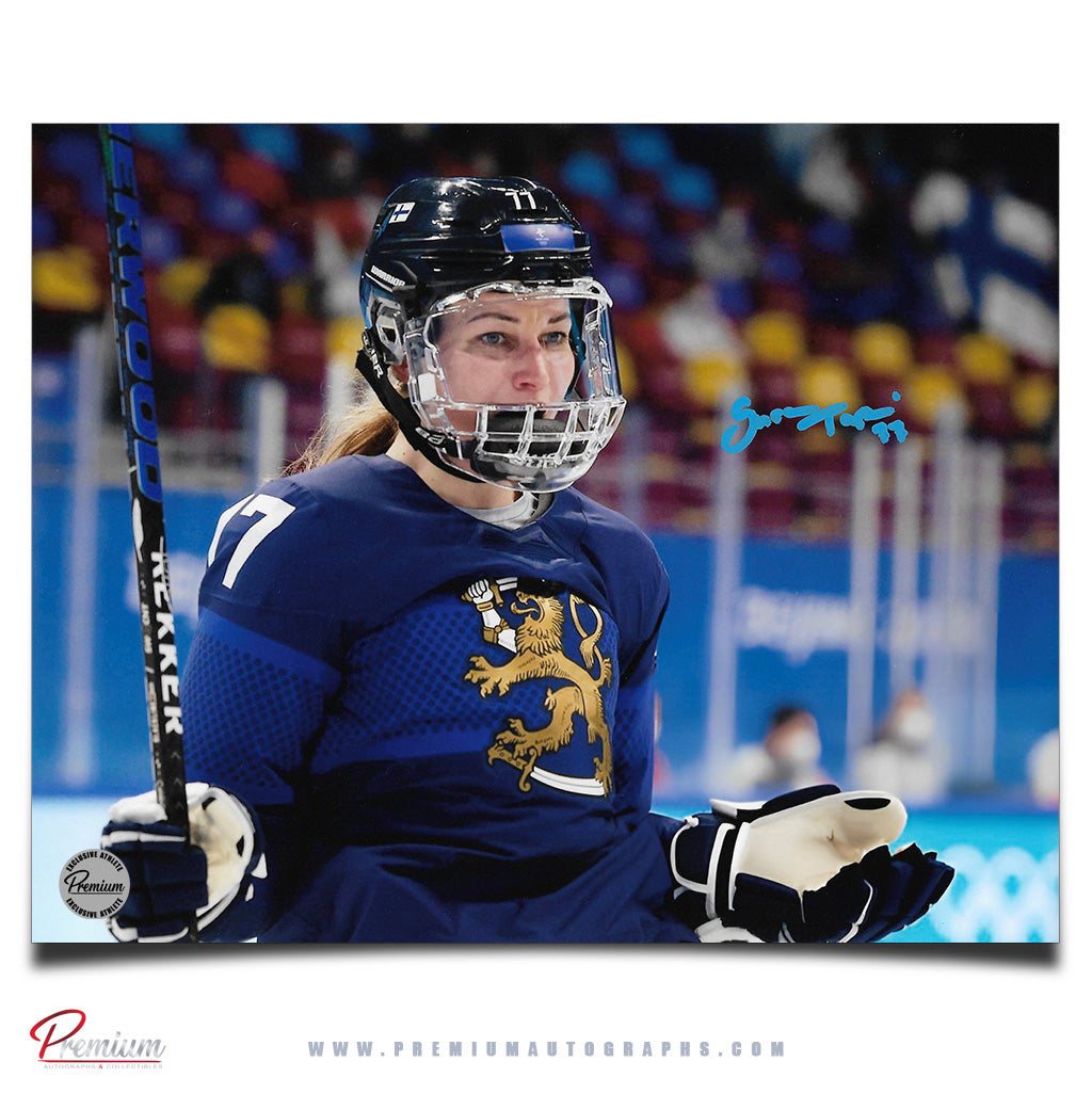 Susanna Tapani Team Finland Autographed 8x10 Photograph Close Up