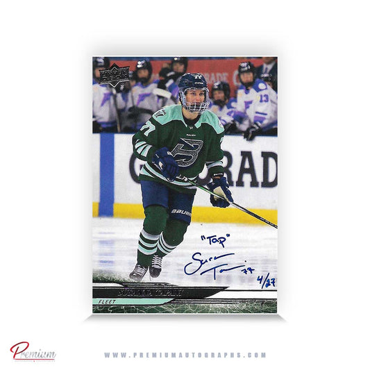 Susanna Tapani Boston Fleet Autographed 2024-25 Upper Deck PWHL Hockey Card #24