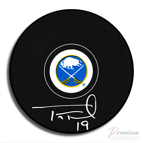 Tony Tanti Buffalo Sabres Signed Puck