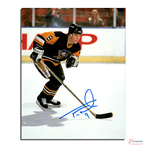 Tony Tanti Pittsburgh Penguins Signed 8x10 Photograph Defensive Zone