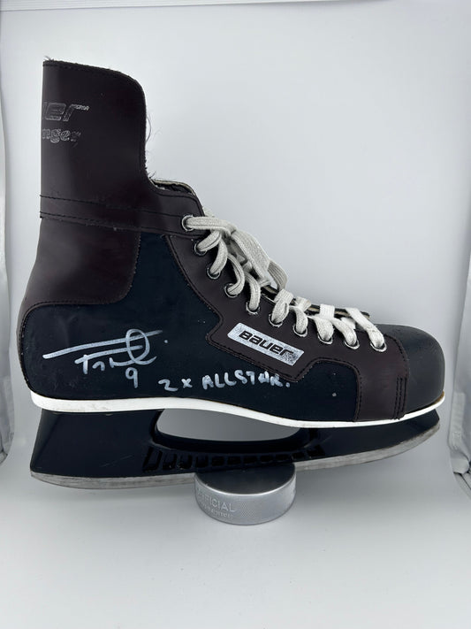 Tony Tanti Autographed Bauer Charge Skate w/ 2x All Star