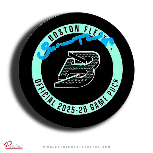 Susanna Tapani Boston Fleet PWHL Autographed Official 2025-26 Game puck