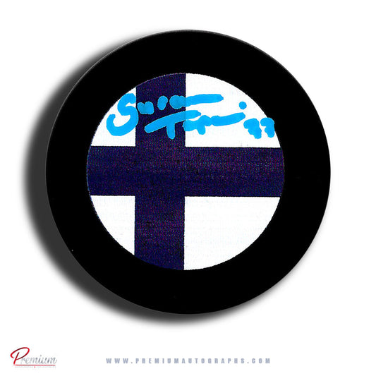 Susanna Tapani Team Finland Autographed Puck