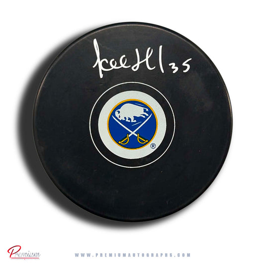 Jocelyn Thibault Buffalo Sabres Autographed puck