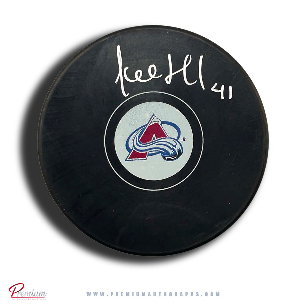Jocelyn Thibault Colorado Avalanche Autographed puck