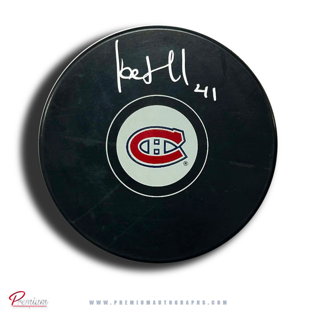 Jocelyn Thibault Montreal Canandiens Autographed puck