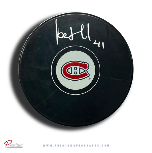 Jocelyn Thibault Montreal Canandiens Autographed puck