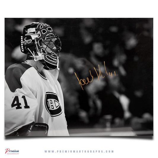 Jocelyn Thibault Montreal Canadiens Signed 16x20 Photograph Closeup