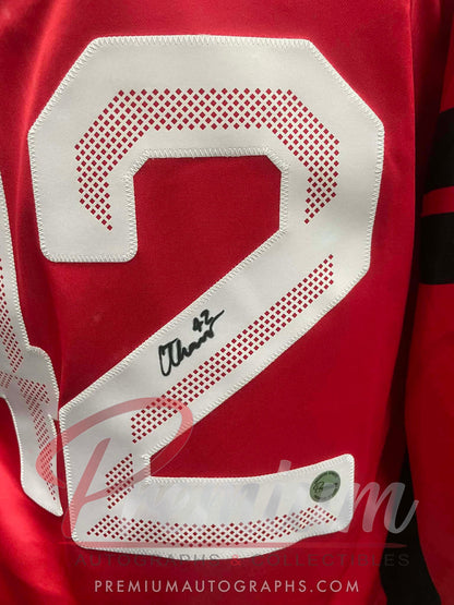 Claire Thompson Olympic Team Canada Autographed Bauer RED jersey