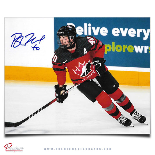 Blayre Turnbull Team Canada Autographed 8x10 Photograph Skating