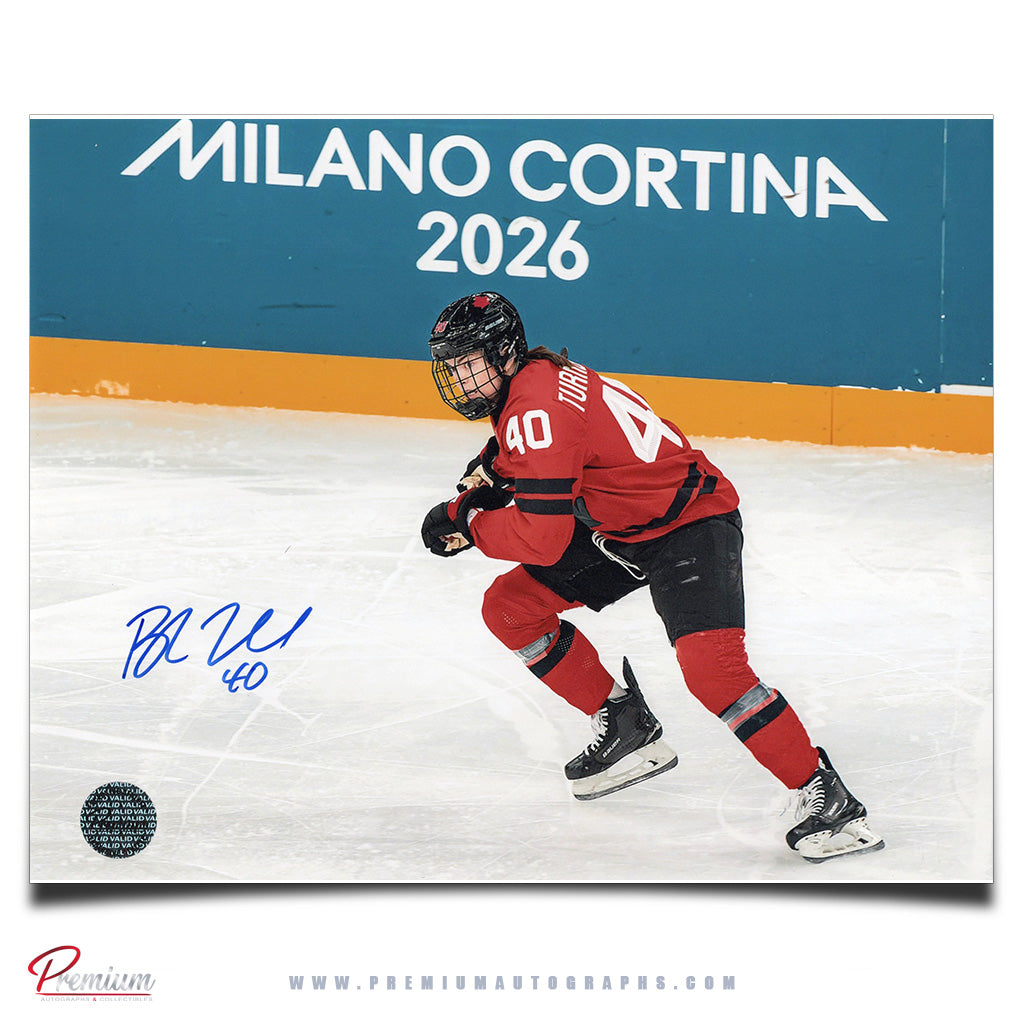Blayre Turnbull  Team Canada Autographed 8x10 Photograph On the Attack