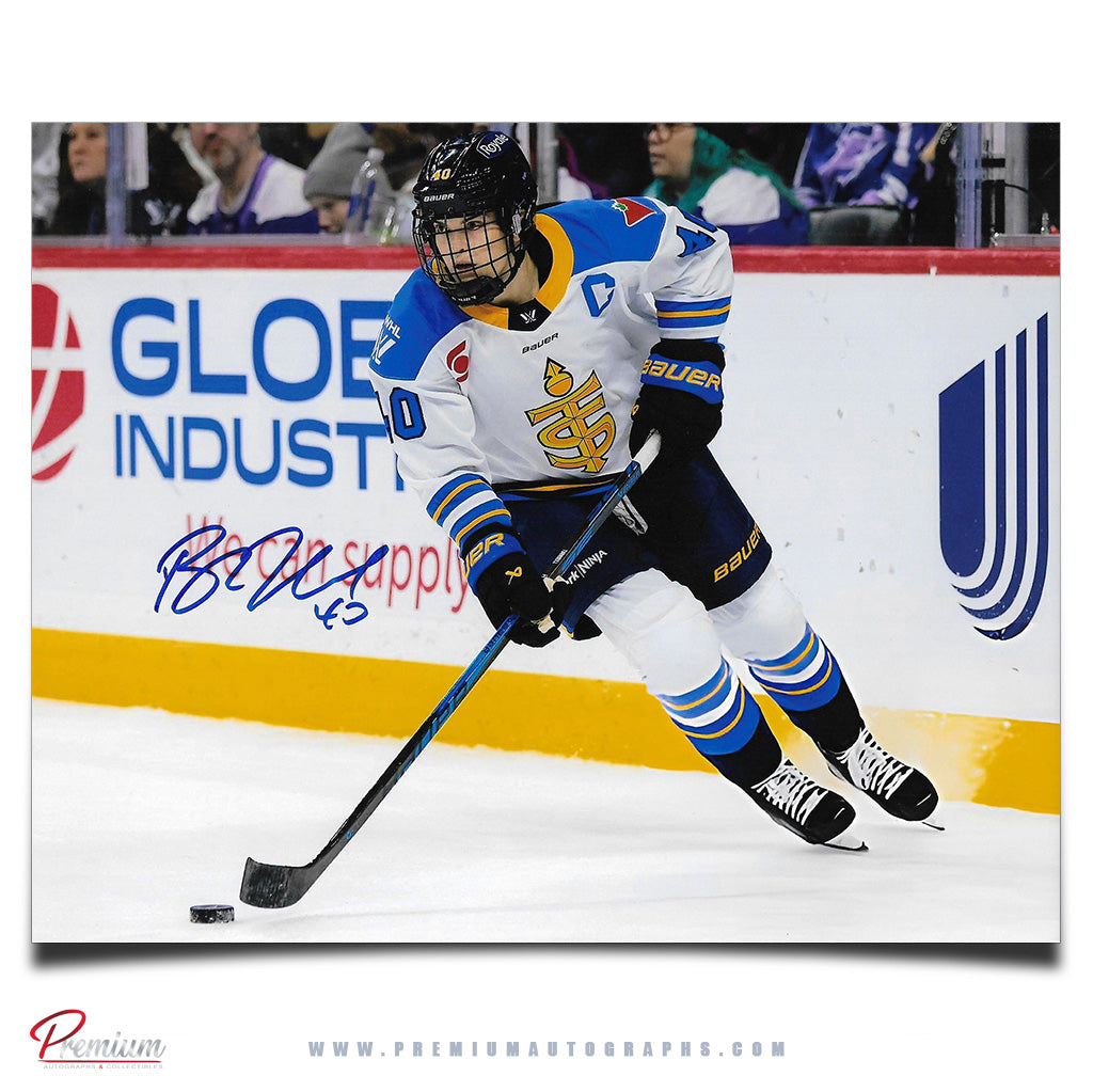 Blayre Turnbull Toronto Sceptres PWHL Autographed 8x10 Photograph Puck Along the Boards