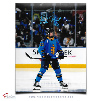 Blayre Turnbull Toronto Sceptres PWHL Autographed 8x10 Photograph Faceoff