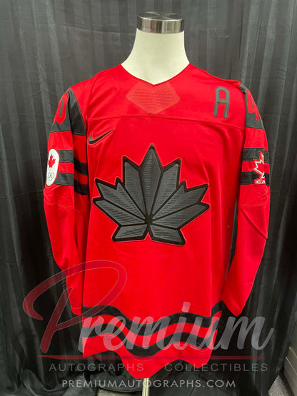 Blayre Turnbull Olympic Team Canada Autographed Bauer RED jersey