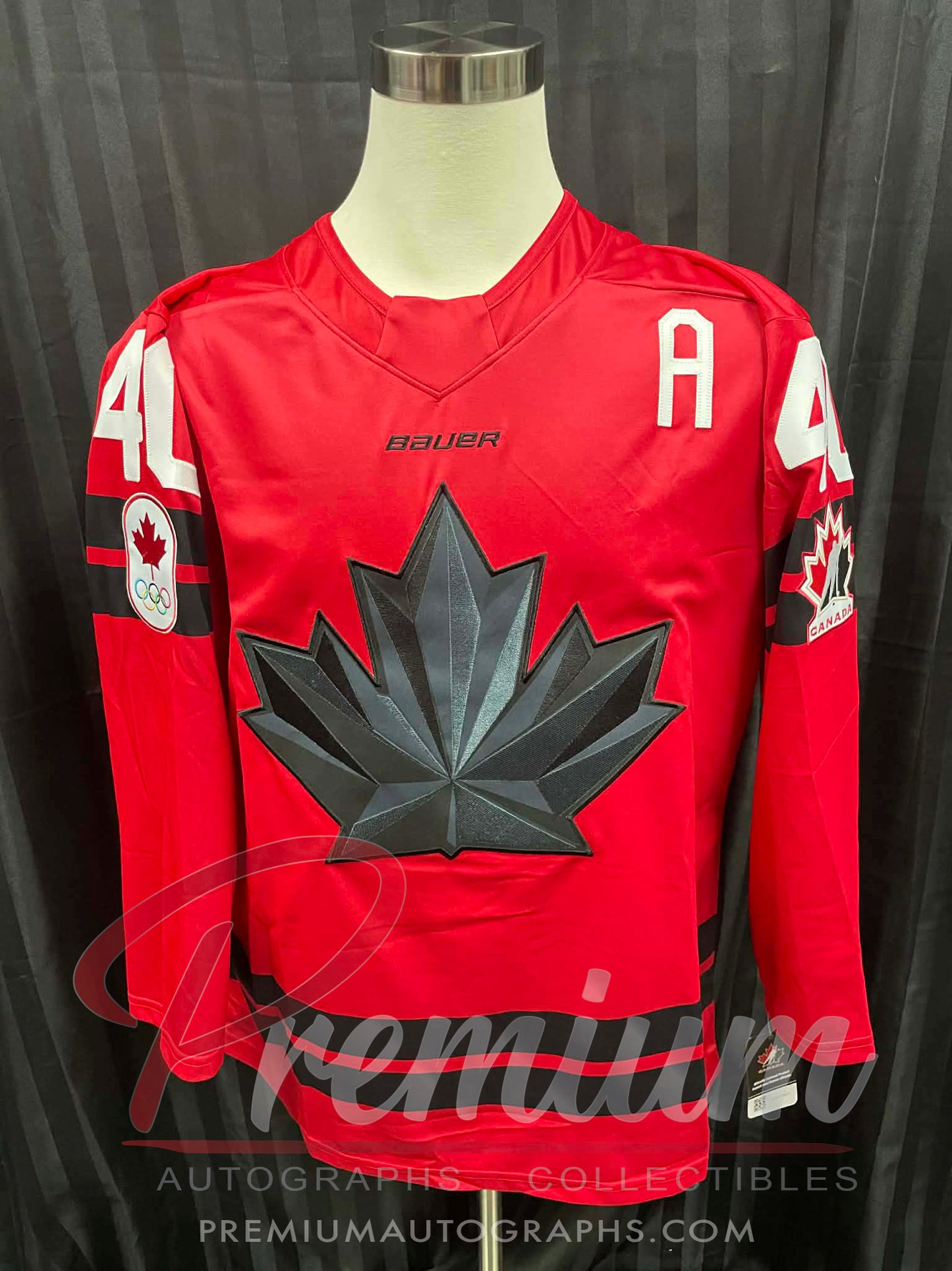 Blayre Turnbull 2026 Olympic Team Canada Autographed Bauer RED jersey