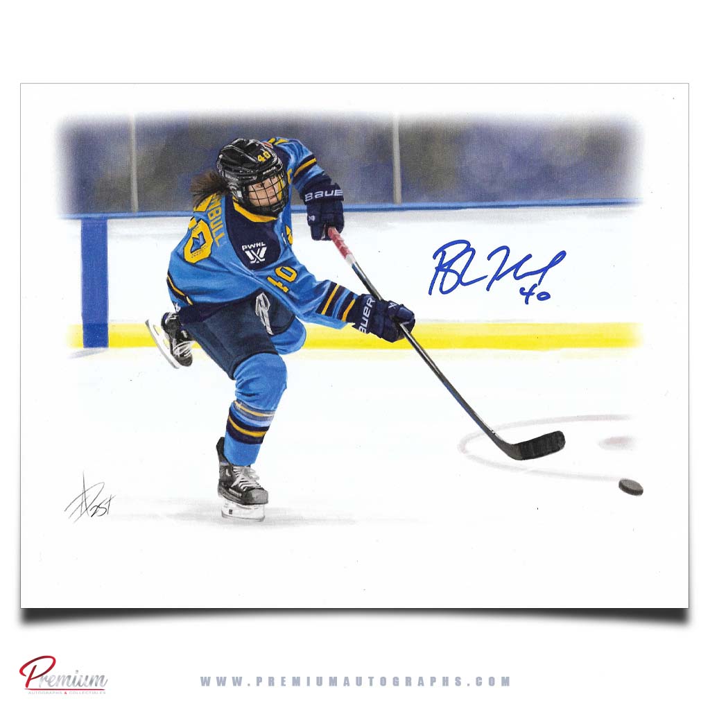 Blayre Turnbull PWHL Toronto Sceptres Autographed 11x14 Alex Douglas Print