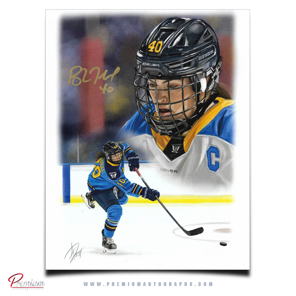 Blayre Turnbull PWHL Toronto Sceptres Autographed 11x14 Alex Douglas Print