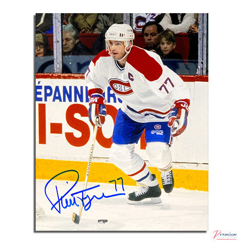 Pierre Turgeon Montreal Canadiens Signed 8x10 Photograph Captain