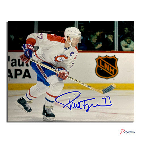 Pierre Turgeon Montreal Canadiens Signed 8x10 Photograph Skating