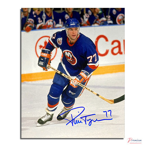 Pierre Turgeon New York Islanders Signed 8x10 Photograph