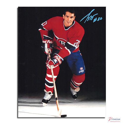 Sylvain Turgeon Montreal Canadiens Signed 8x10 Photograph Portrait