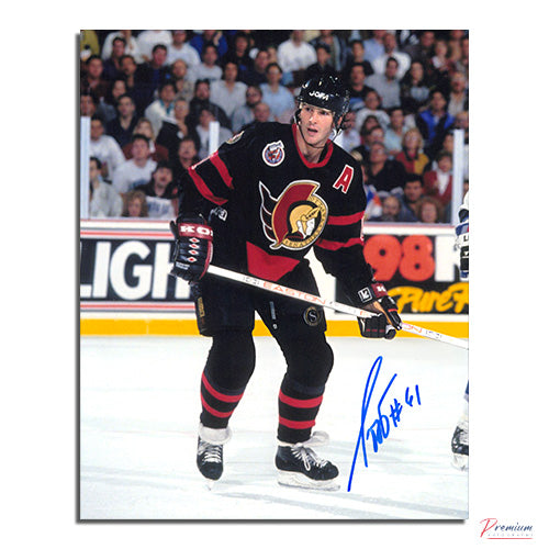 Sylvain Turgeon Ottawa Sabres Signed 8x10 Photograph Assistant Captain