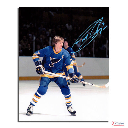 Garry Unger St-Louis Blues Signed 8x10 Photograph Captain