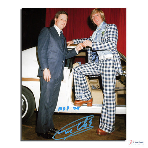 Gary Unger St. Louis Blues Autographed 8x10 Around the Net