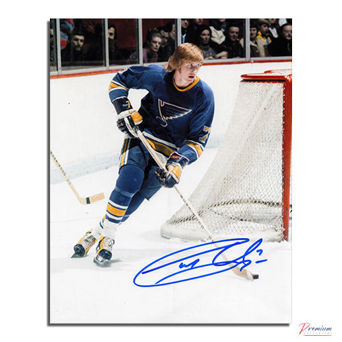 Gary Unger St. Louis Blues Autographed 8x10 1975 All Star MVP w/ MVP 74 Inscription