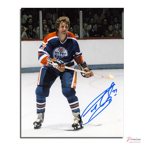 Garry Unger Edmonton Oilers Signed 8x10 Photograph Defensive Zone