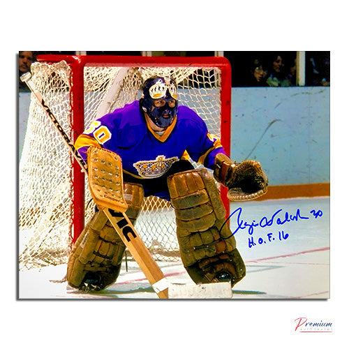 Rogie Vachon Los Angeles Kings Signed 8x10 Photograph Ready w/ HOF 16 Inscription