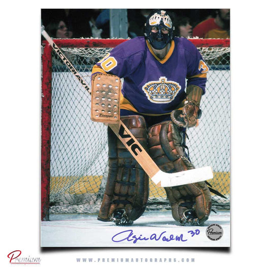 Rogie Vachon Los Angeles Kings Signed 8x10 Photograph Standing Tall