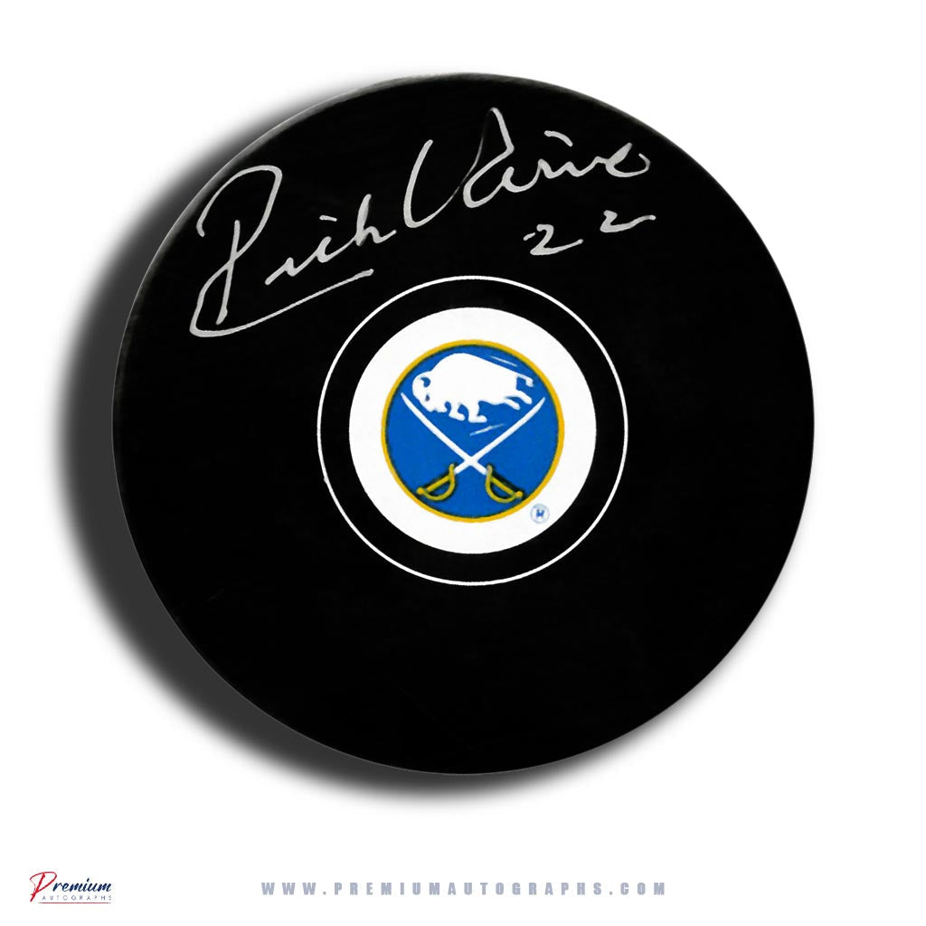 Rick Vaive Buffalo Sabres Signed Puck