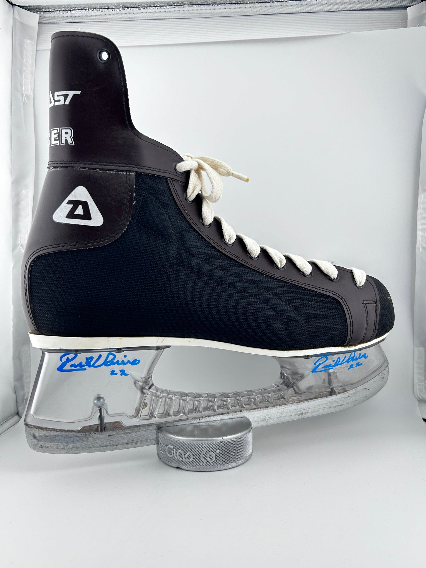 Rick Vaive Double Autographed Daoust Skate