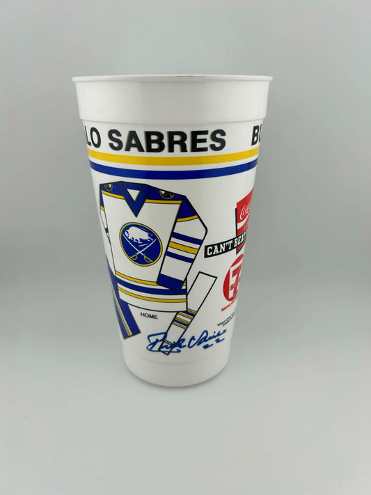 Rick Vaive Buffalo Sabres Autographed Plastic Drinking Cup